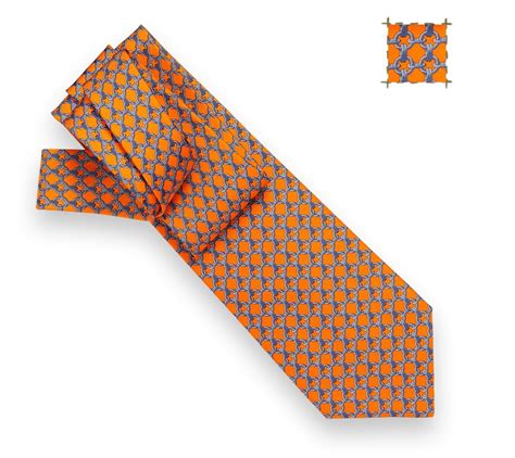 Hermes pocket square ties